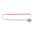 Conector estanco atornillable con cable de 100cm para tira LED 230V de 12mm